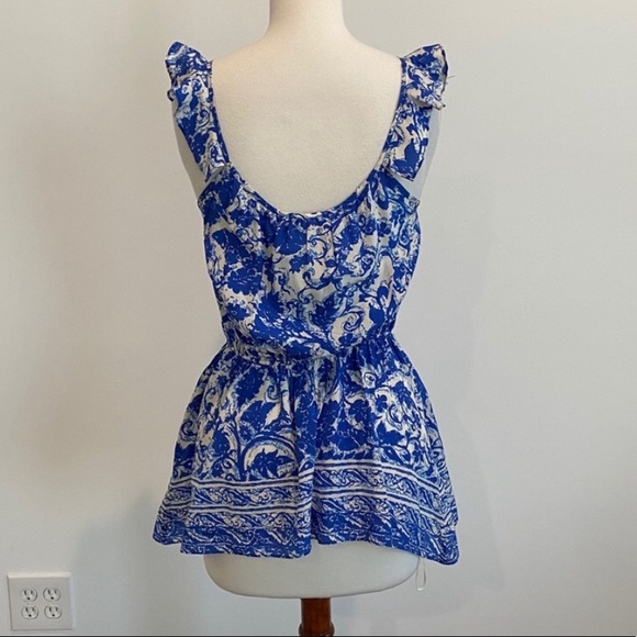 Mcginn silk print top - Picture 4 of 7